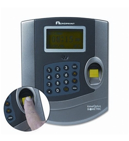 Time/Attendance Biometric System, for 125 Employees, Gray, Sold as 1 each