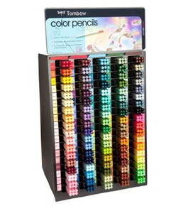 Tombow Irojiten Color Art Pencils, Display Case of 540 Pencils, 6 Each of 90 Colors (51991)