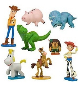 Toy Story 3 HEROES Figure Play 8-Pc Figurine pvc Set (Woody, Bullseye, Jessie, Mr. Pricklepants)
