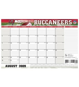 Turner NFL Tampa Bay Buccaneers 2010 Academic Desk Calender, 11 x 17 Inches (8230450)
