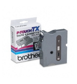 Brother TX1511 Black on Clear P-Touch Tape