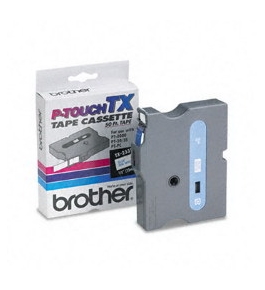 Brother TX2331 Blue on White P-Touch Tape