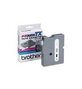 Brother TX3351 White on Black P-Touch Tape
