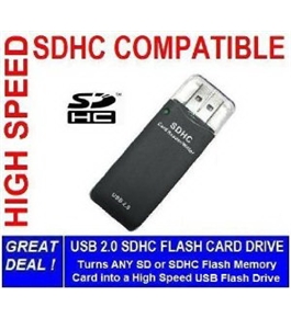 USB 2.0 SD SDHC MMC MicroSD MicroSDHC MiniSD Flash Memory Card Reader Writer