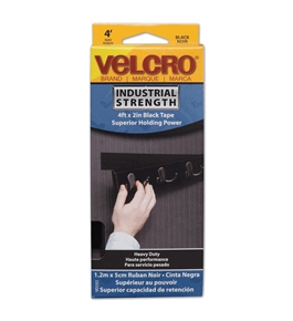Velcro Brand Industrial Strength Tape (2 Inches X 4 Feet) - Black