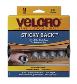 Velcro Sticky-Back Hook and Loop Fastener Roll In Dispenser Box