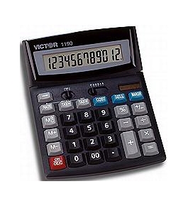 Victor Model 1190 Handheld Calculator 