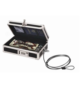 Vaultz Locking VZ00075 Mini Cash Box - Black