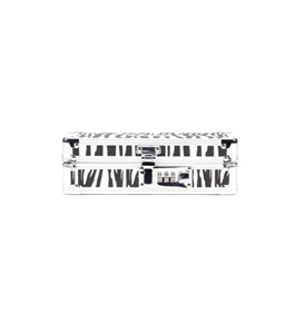 Pencil Box Zebra w/Combination Lock - Zebra- Vaultz - VZ00189