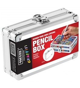Pencil Box White Graffiti - White Graffiti Pencil Box - Vaultz - VZ00350