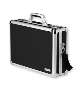 Vaultz Locking VZ01216 Laptop Briefcase - Black