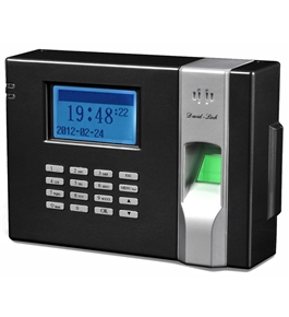 David-Link W-988P Biometric and Proximity Time and Attendance System with Back-up Battery - Blue Backlight