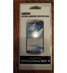 WriteRight Fitted Screen Protector for Galaxy Note II 