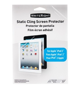 WriteRight Screen Protectors for The new iPad 3G/iPad 2, 2 Pack (9227801)