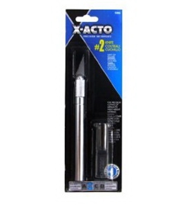 X-ACTO #2 Knife with Cap, Silver (X3602)