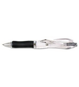 Zebra Spiral Retractable Ballpoint Pen, Black Ink, Fine Point, Each