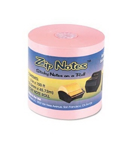 Zip Notes Refill Rolls REFILL, F/ZIPNOTES, Pink (Pack of20)
