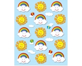 Carson Dellosa Suns and Rainbows Shape Stickers  - 168024