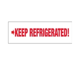 2- x 110 yds. - -Keep Refrigerated- Pre-Printed Carton Sealing Tape (36 Per Case)