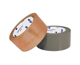 2- x 55 yds. Clear (6 Pack) #530 Natural Rubber Carton Sealing Tape (6 Per Case)
