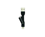 Gear Head Data Cable for All Apple Products - Retail Packaging - Black