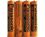 4 Pack Panasonic NiMH AAA Rechargeable Battery for Cordless Phones