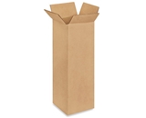 4- x 4- x 12- Tall Corrugated Boxes (Bundle of 25)