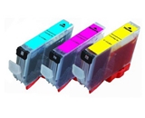 6-Pack Non-OEM Ink w/ Chip for CLI-221 Canon Pixma Canon iP3600 iP4600 iP4700 MP560 MP620 MP640 MX860