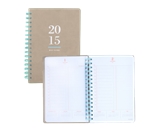 AT-A-GLANCE Collection Weekly/Monthly Planner, 8 3/8 X 11,Neutral/Teal