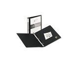 Avery Economy View Binder with 1-Inch Round Ring, Black  (05710)