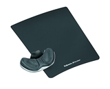 Fellowes Gliding Palm Support and Mouse Pad with Microban Protection, Foam, Graphite (9180101)