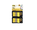 Post-it Flags, Yellow, 1-Inch Wide, 50/Dispenser, 2-Dispensers/Pack