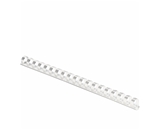 Fellowes Plastic Comb Binding Spines, 1/2 Inch Diameter, White, 90 Sheets, 100 Pack - 52372