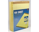 Tops 100-Sheet Legal Pads Canary Yellow pack of 9 pads