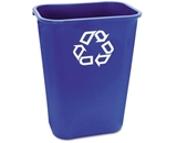 RCP295773BE - Rubbermaid Large Deskside Recycle Container w/Symbol