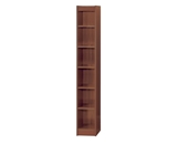 Safco 6-Shelf Veneer Baby Bookcase, 12-Inch W, Cherry