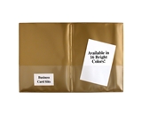 StoreSMART Gold Plastic Archival Folders 25-pack - Letter-Size Twin Pocket - R900GOLD25