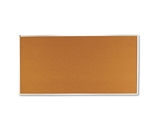Quartet 2308 - Cork Bulletin Board, Natural Cork/Fiberboard, 96 x 48, Aluminum Frame