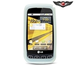 Eagle Cell SCLGLS670S11 Barely There Slim and Soft Skin Case for LG Optimus S/Optimus U/Optimus V LS670 - T-Clear