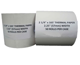 2 1/4- X 165- Thermal Cash Register POS Receipt Paper 50 Rolls / Case