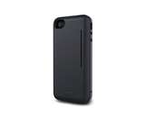 Kensington K39575US PowerGuard with BungeeAir Battery Case with Find-My-Phone FOB for iPhone 4/4S -Retail Packaging-Black