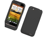 Eagle Cell SCHTCONEVS01 Barely There Slim and Soft Skin Case for HTC One V - Black