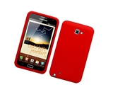 Eagle Cell SCSAMI717S03 Barely There Slim and Soft Skin Case for Samsung Galaxy Note i717 - Red