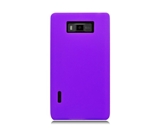 Eagle Cell SCLGUS730S05 Barely There Slim and Soft Skin Case for LG Splendor/Venice US730 - Purple