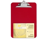 Wholesale CASE of 25 - Nature Saver Recycled Plastic Clipboards 1- Cap, 9-x12-1/2-, Red