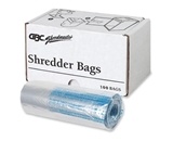 Swingline 3000 Series Shredder Bags-Poly Shredder Bags,Medium Up To 8 Gallon,100/BX,Clear