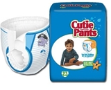 Cuties Refastenable Training Pants- Boys 2T to 3T (Up to 34 lbs)- 26/bag