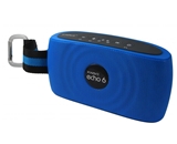 XWAVE echo 6 6W Hi-Fi Portable Wireless Bluetooth Speaker with Built-in Microphone 12 hour rechargeable battery (Blue)