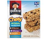 Quaker Granola Bars, Chewy Variety Pack, .84oz Bar, 8/Box, 12 Boxes/Carton