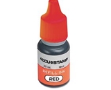 ACCU-STAMP Gel Ink Refill, Red, 0.35 oz Bottle